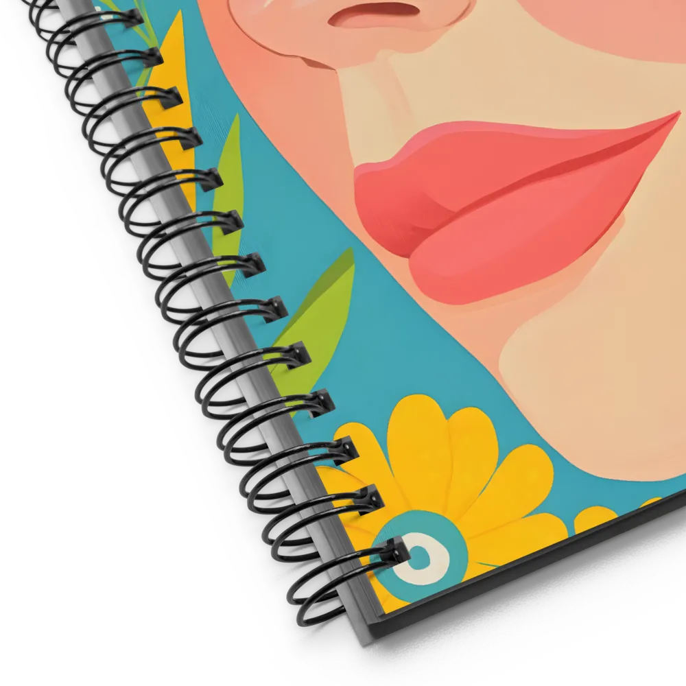 Flowering Gaze 
 Spiral Notebook | 140 pages