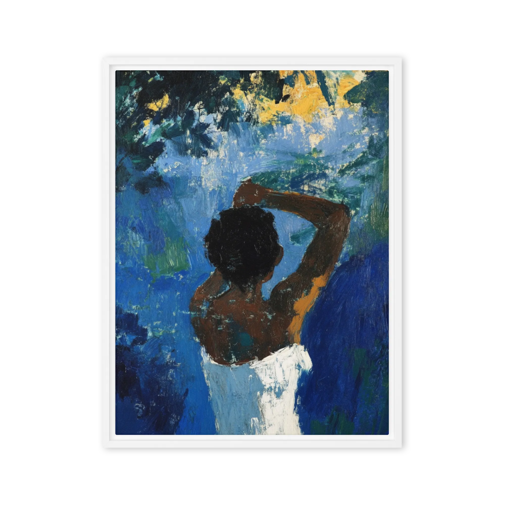 Blue Solitude 
 Canvas | 12″x 18″