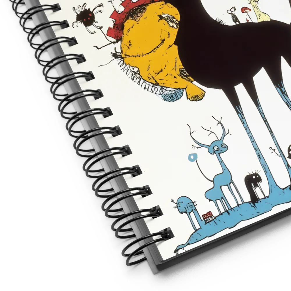 The Whimsical Forest Creature 
 Spiral Notebook | 140 pages