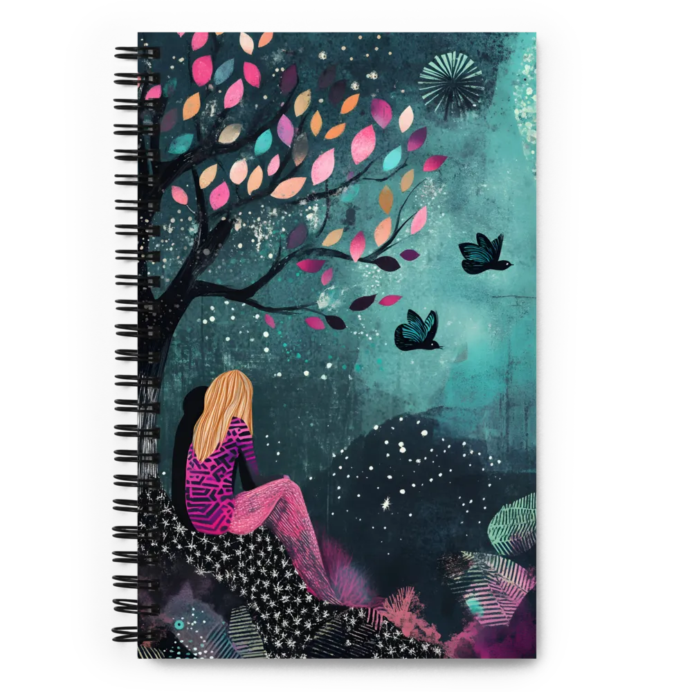 Dreamer Under Starlight 
 Spiral Notebook | 140 pages