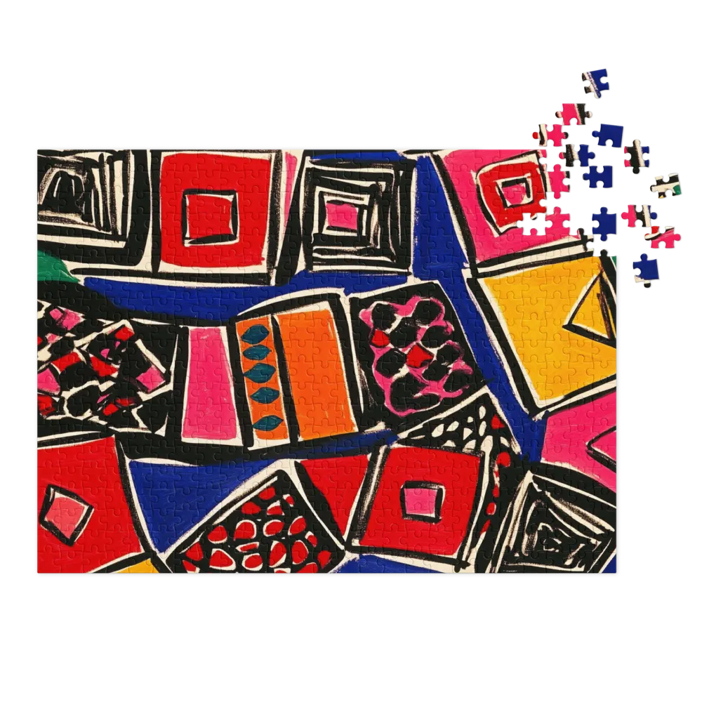 Abstract Acrylic Geometric Art