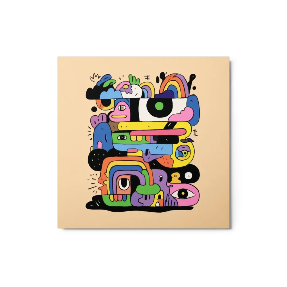 Stacked Eyes and Rainbows | Art Print