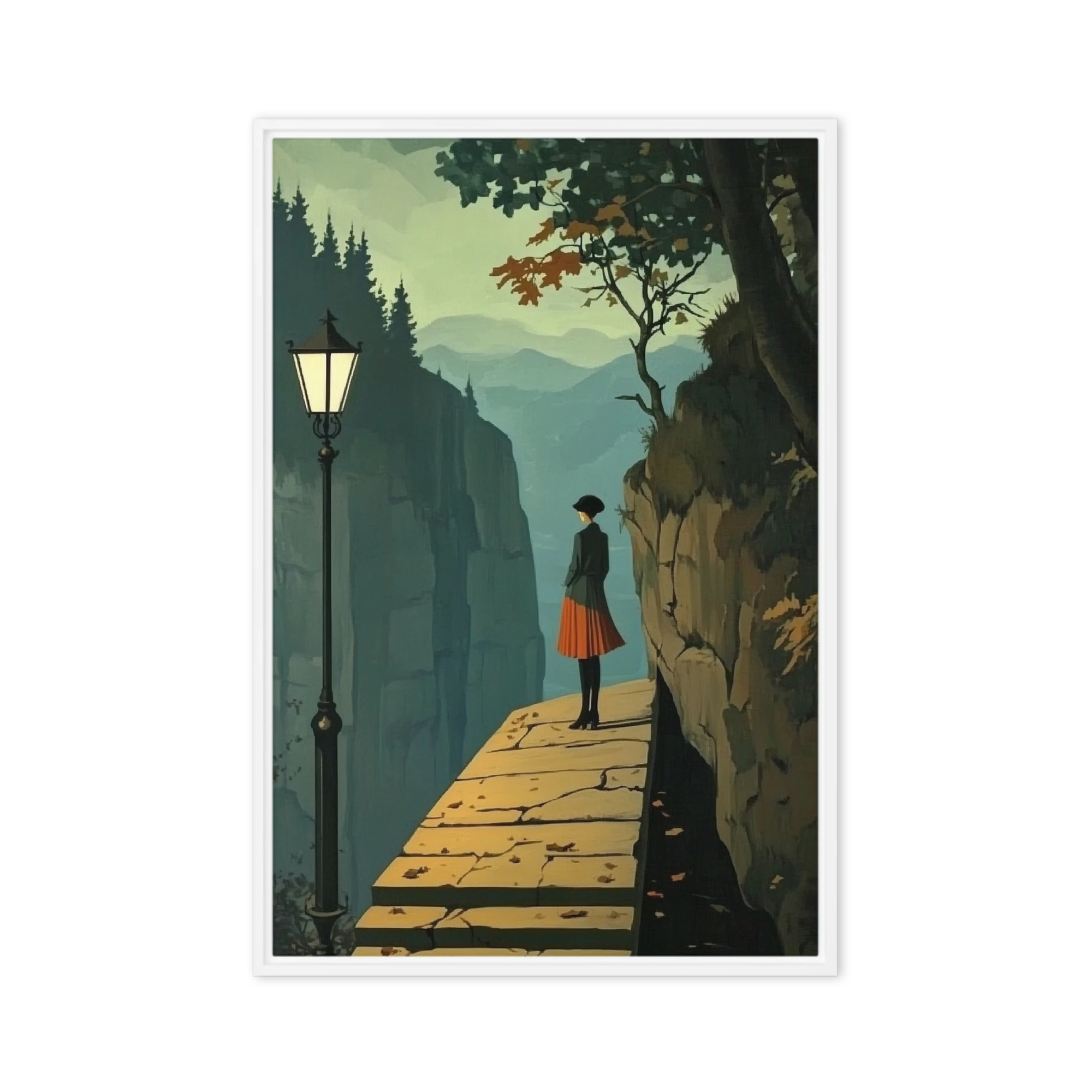 Contemplation at the Canyon Edge | Art Print