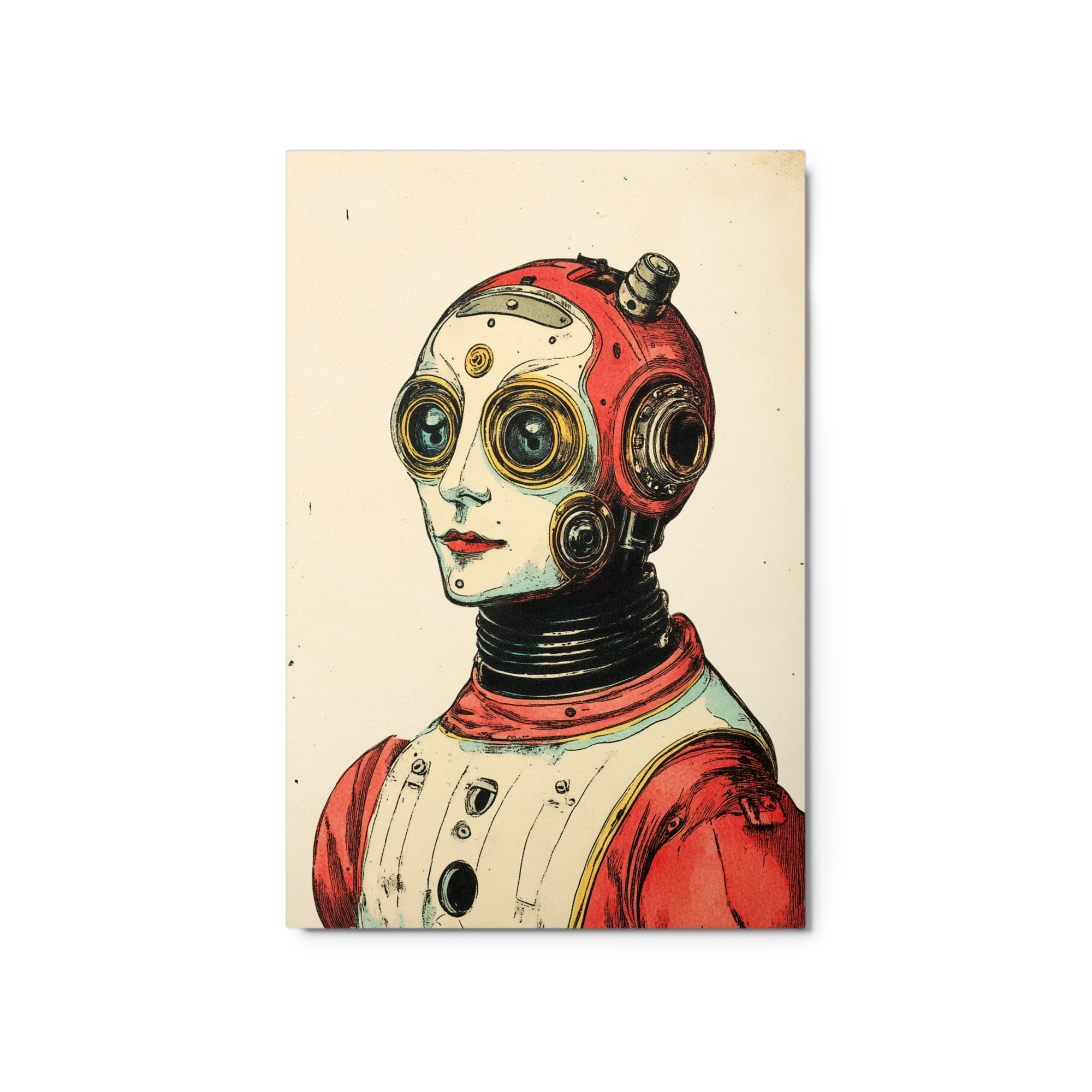 Retro Robot Illustration