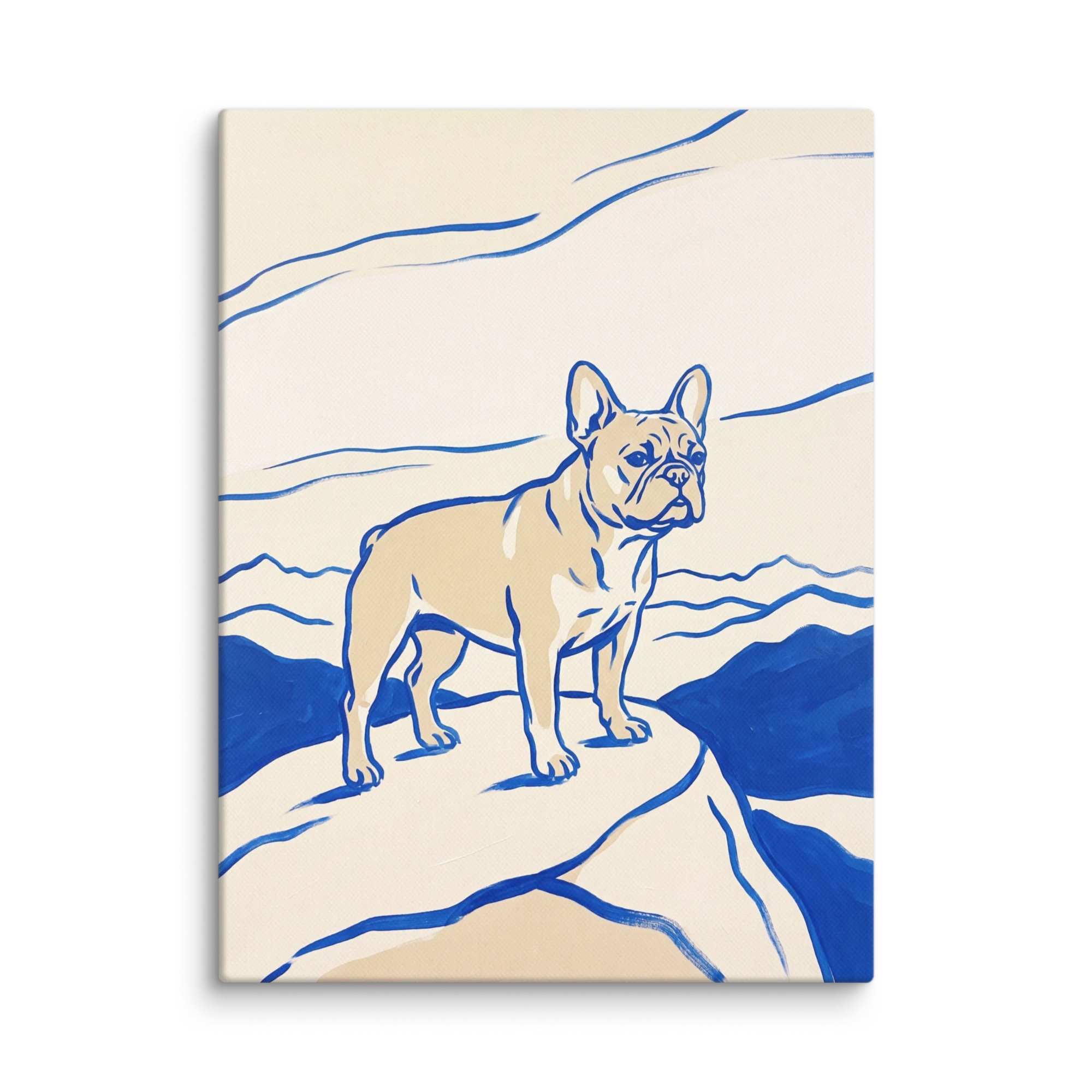 Pet Portrait — Cobalt Line