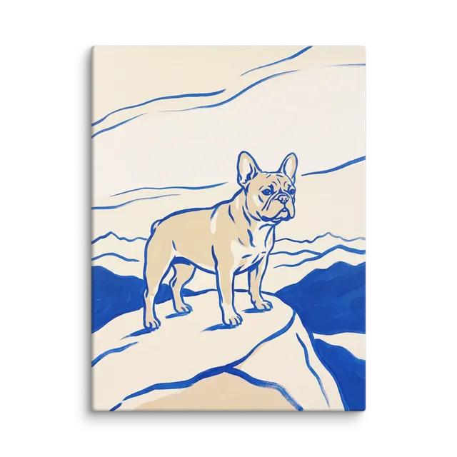 Pet Portrait — Cobalt Line