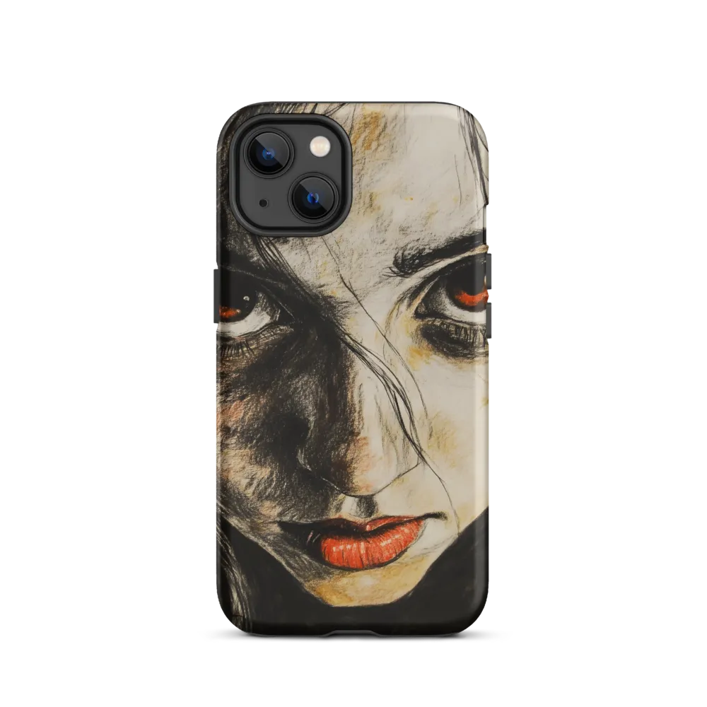 Intense Portrait of a Girl | Phone Case
