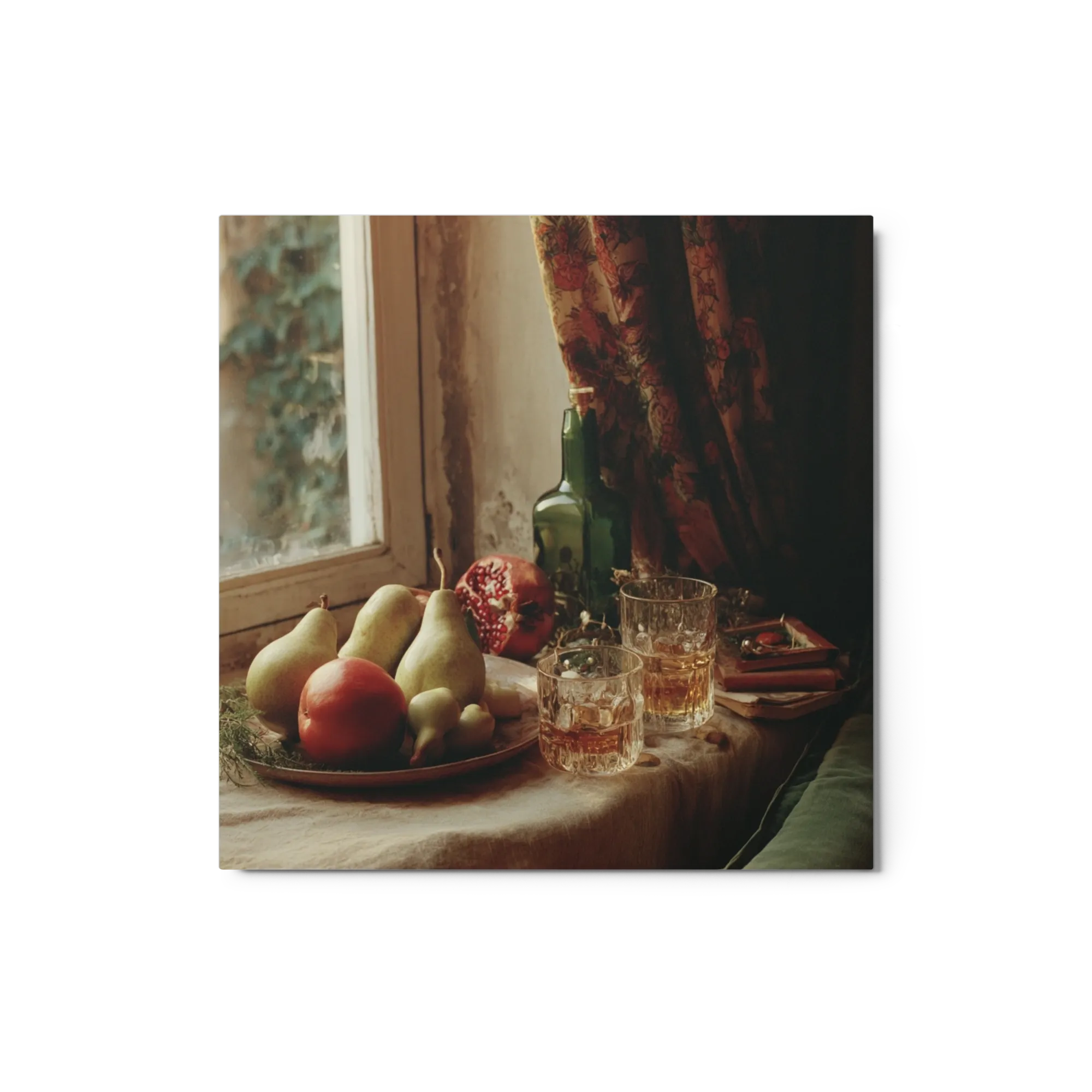 Still Life with Pears and Pomegranate