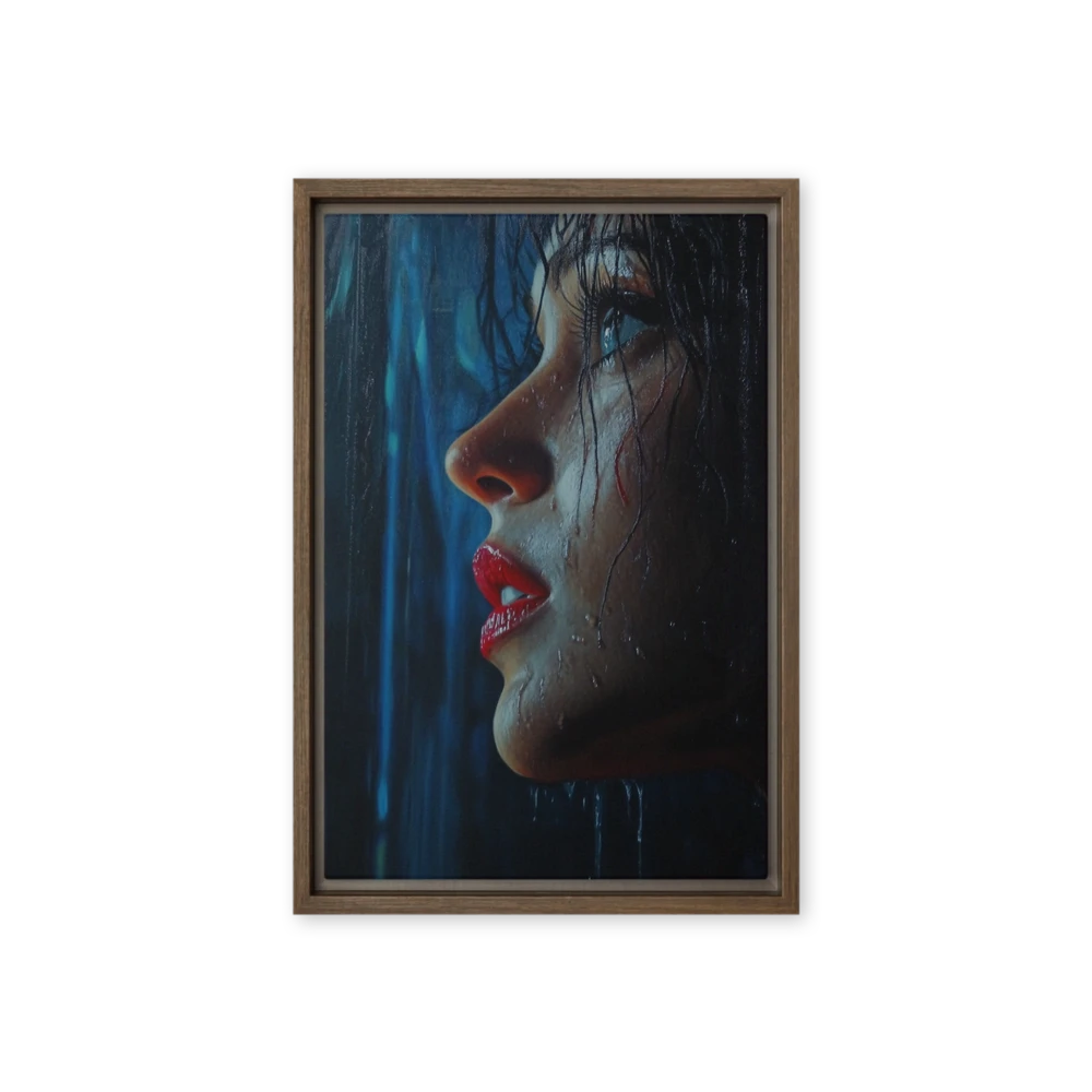 Rain-Slicked Profile | Art Print