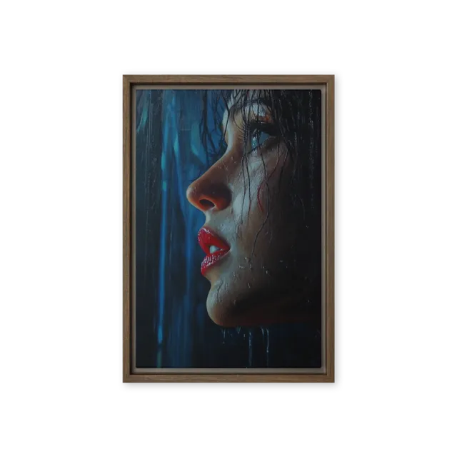 Rain-Slicked Profile | Art Print
