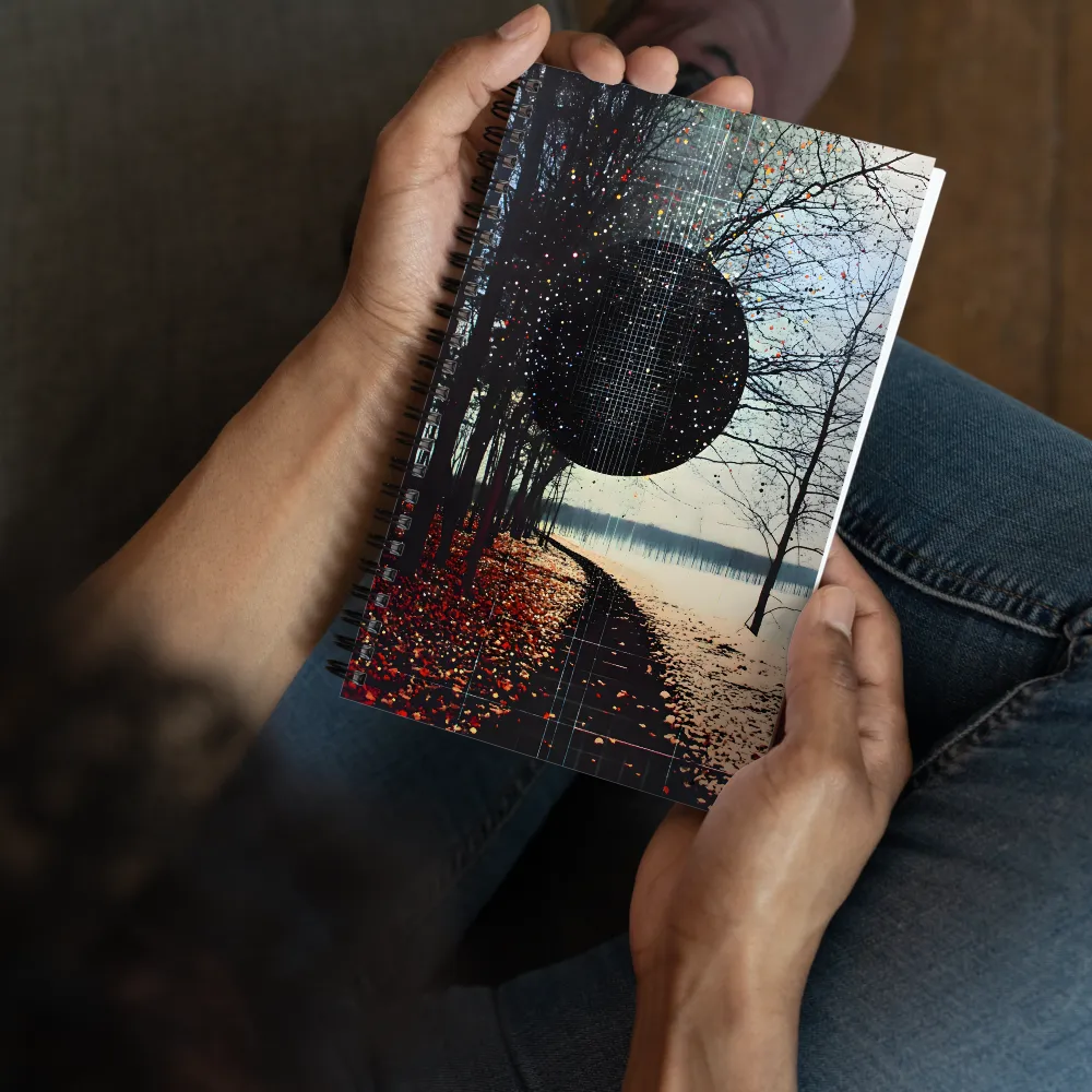 Cosmic Forest Path 
 Spiral Notebook | 140 pages