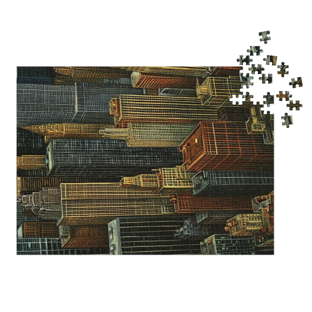 Detailed Cityscape Illustration