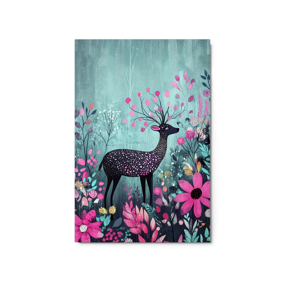 Whimsical Forest Stag | Art Print