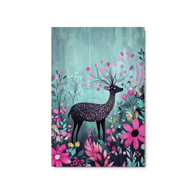 Whimsical Forest Stag | Art Print