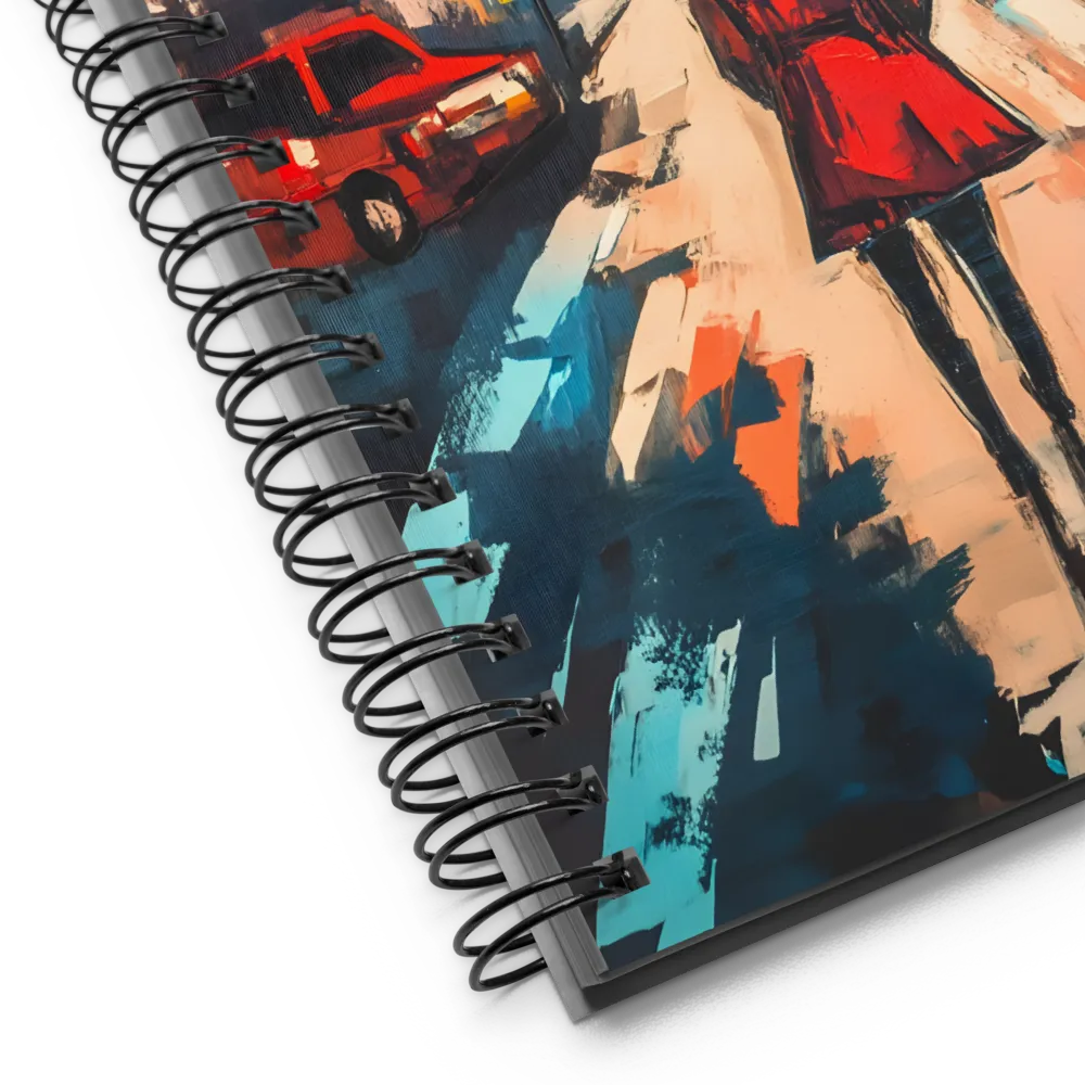 Urban Rain Reflections 
 Spiral Notebook | 140 pages