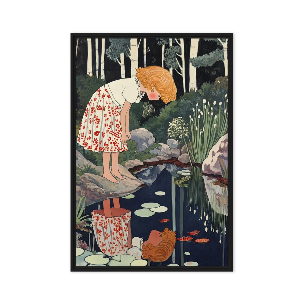 Curiosity by the Water's Edge | Art Print