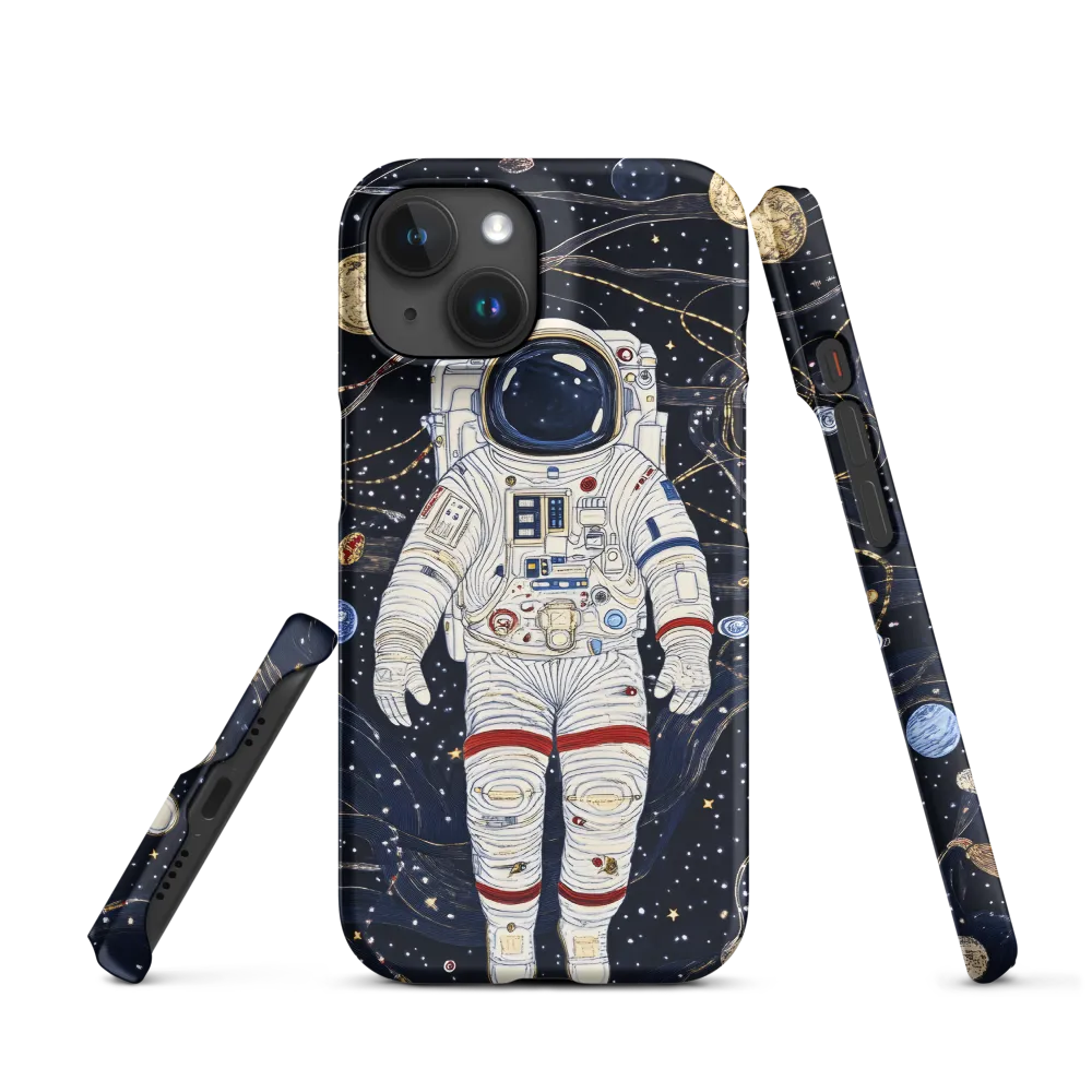 Astronaut in Space Illustration | Phone Case