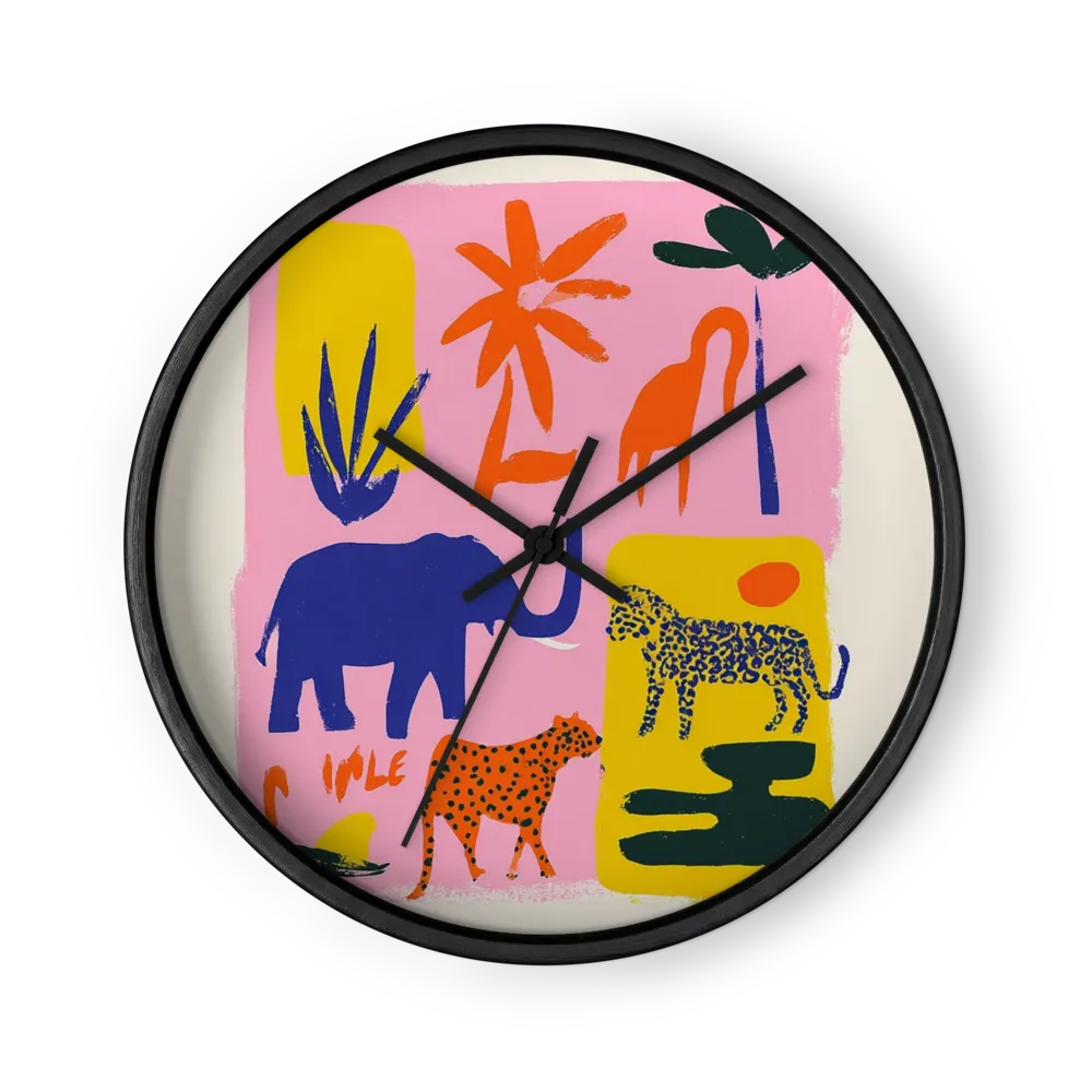 Safari Cutout Motif | Wall Clock