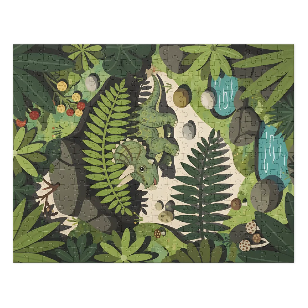 Jungle Triceratops | Jigsaw Puzzles