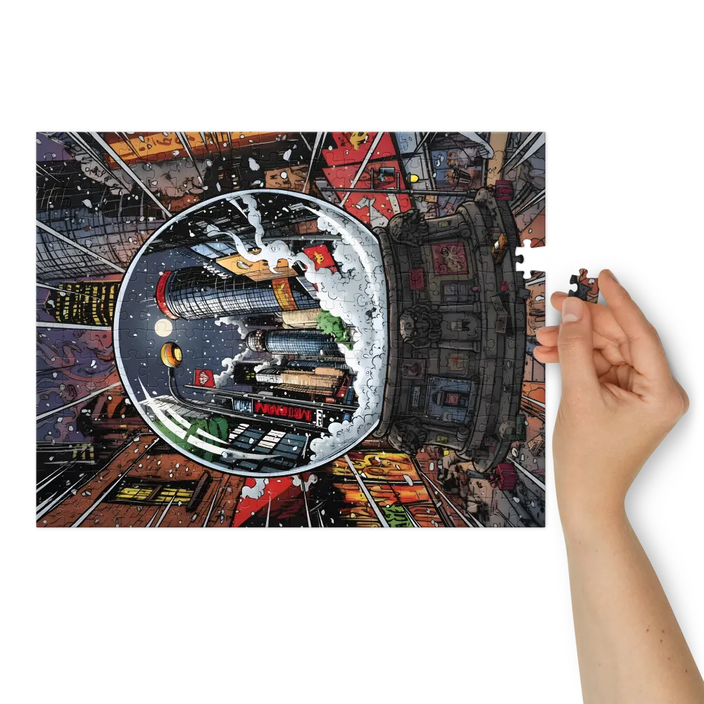 Snow Globe Metropolis | Jigsaw Puzzles