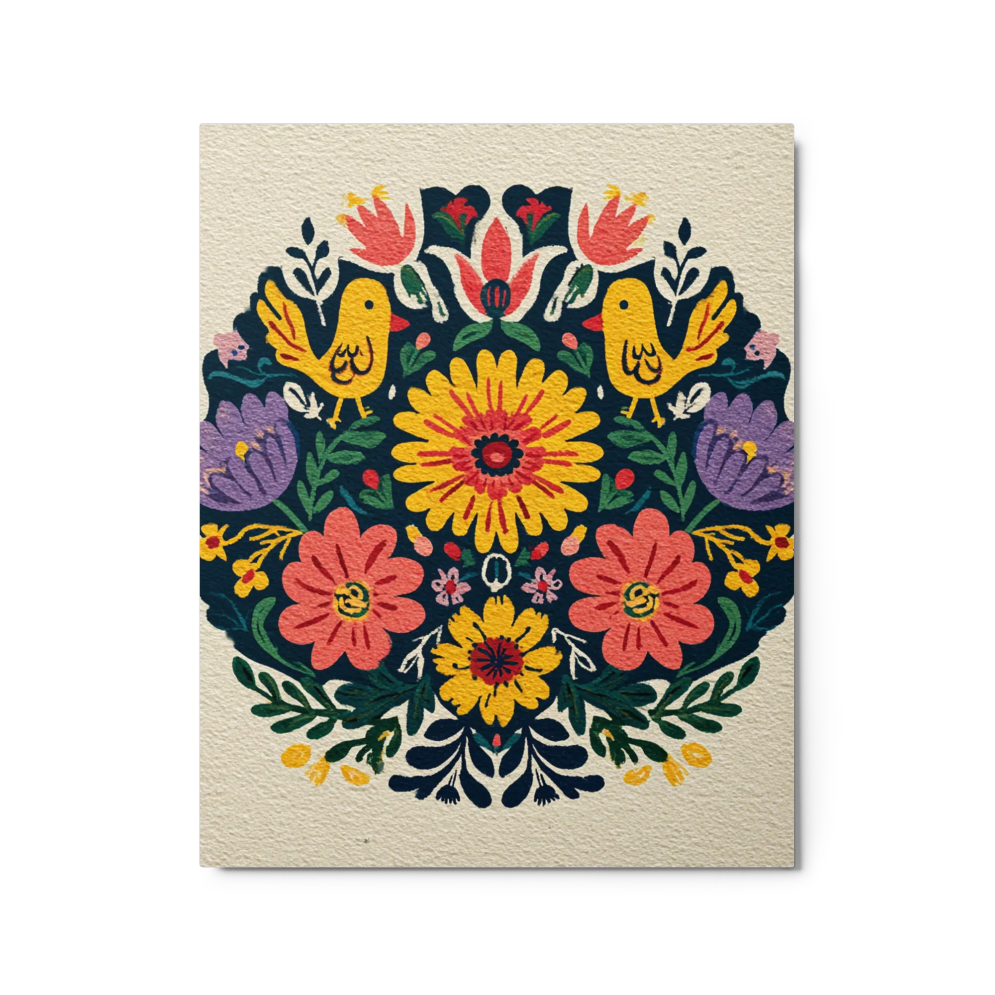 Folk Art Floral Medallion