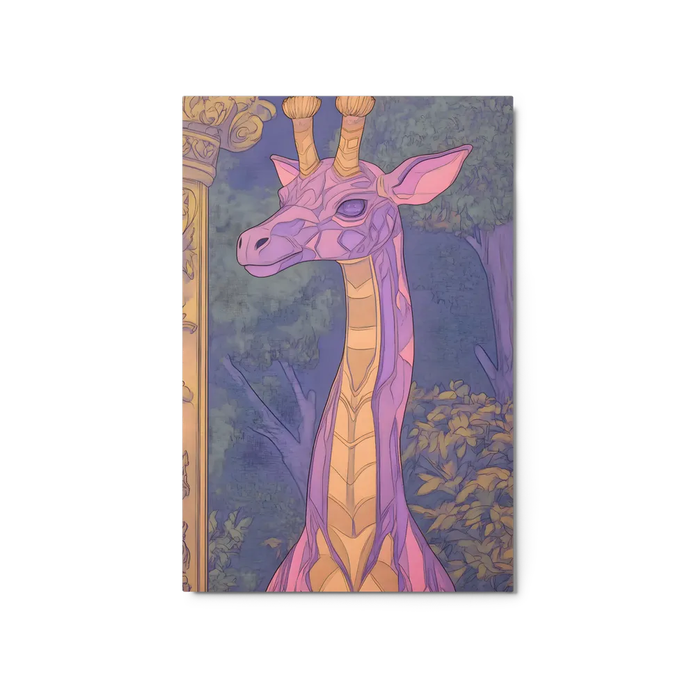 Art Nouveau Giraffe Portrait | Art Print