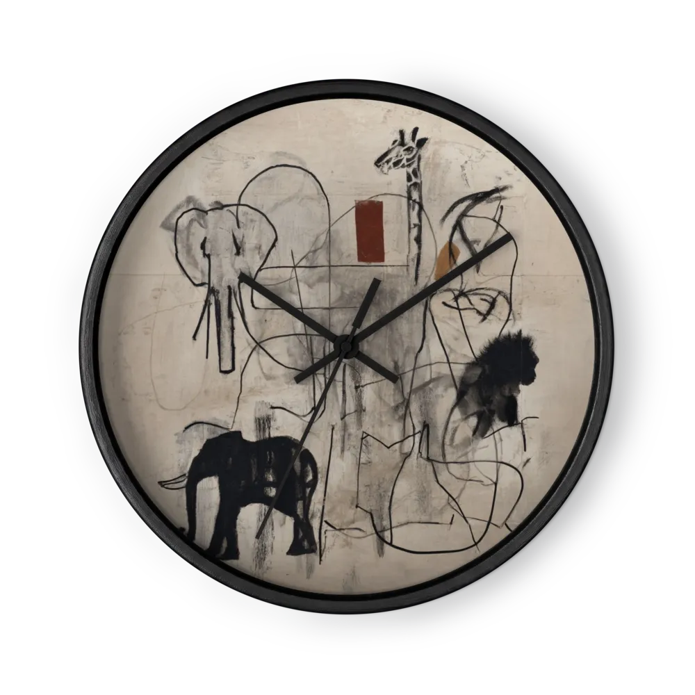 Safari Contour | Wall Clock