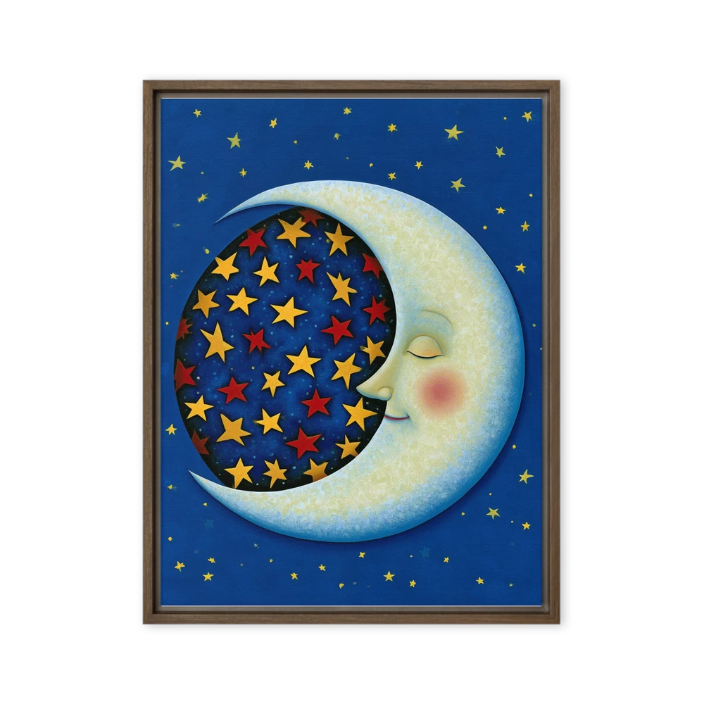 Dreaming Crescent Moon | Art Print