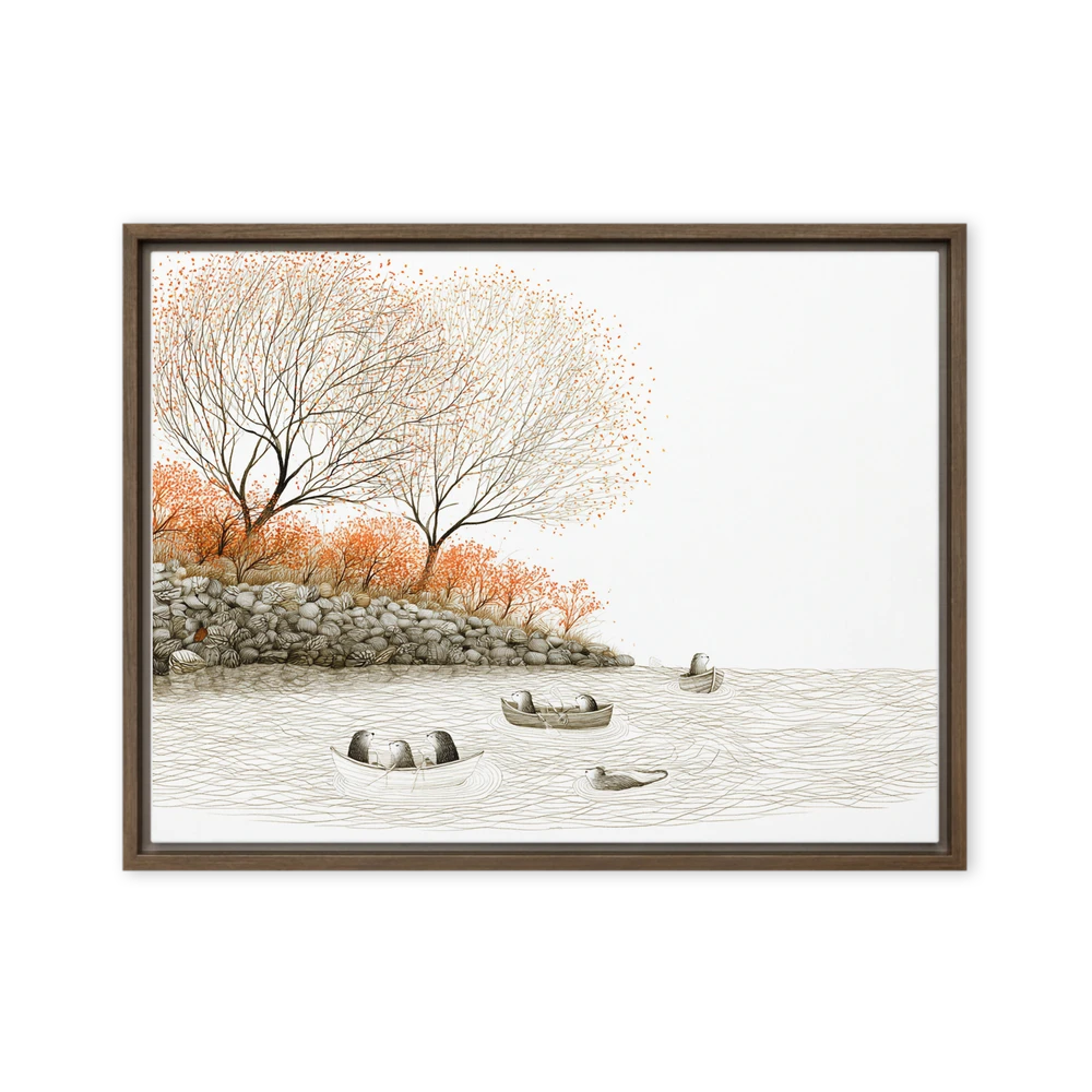 The Autumn Crossing | Art Print
