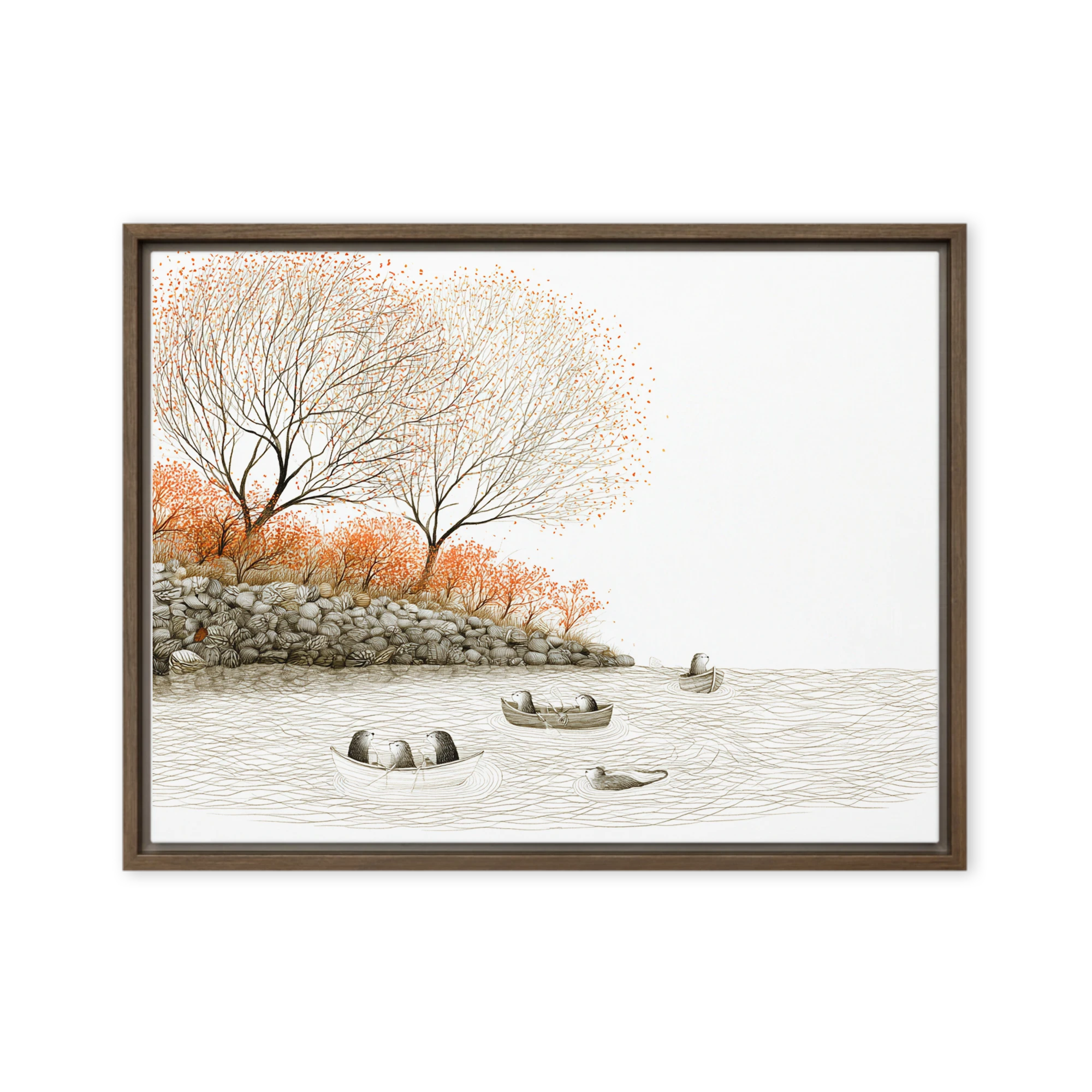 The Autumn Crossing | Art Print