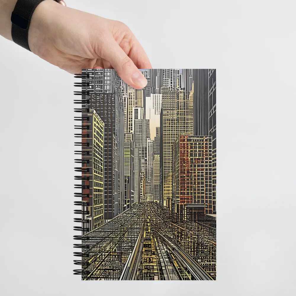 Urban Gridscape 
 Spiral Notebook | 140 pages