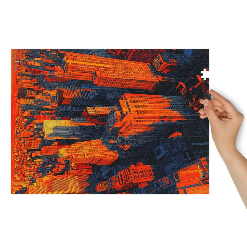 Urban Glow 
 Jigsaw Puzzle in Tin Box