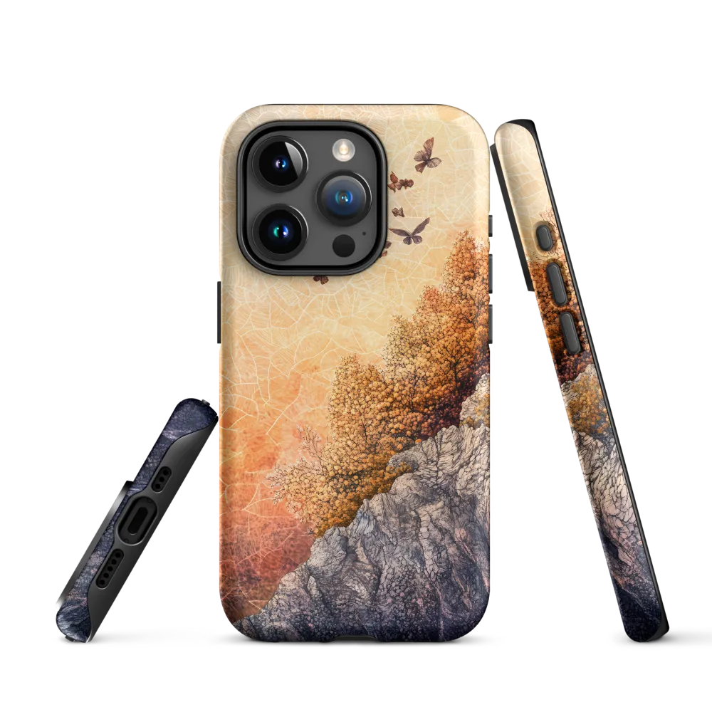 Flight Above the Autumn Ridge | Phone Case