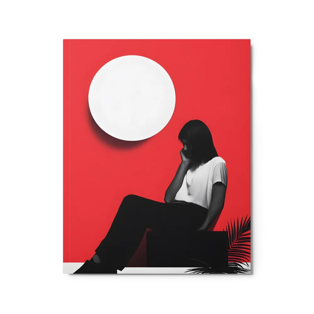 Minimalist Red Silhouette 
 Canvas | 30″x 40″
