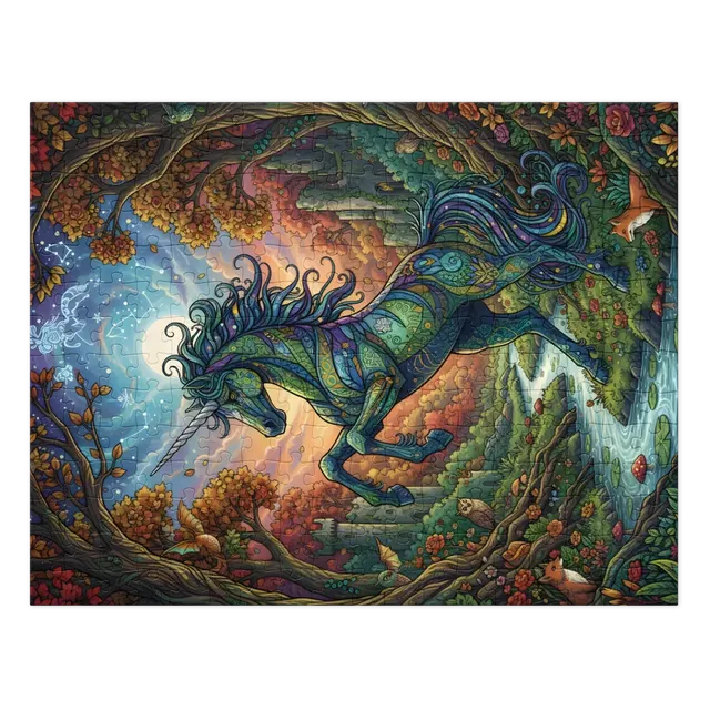 Moonlit Unicorn | Jigsaw Puzzles