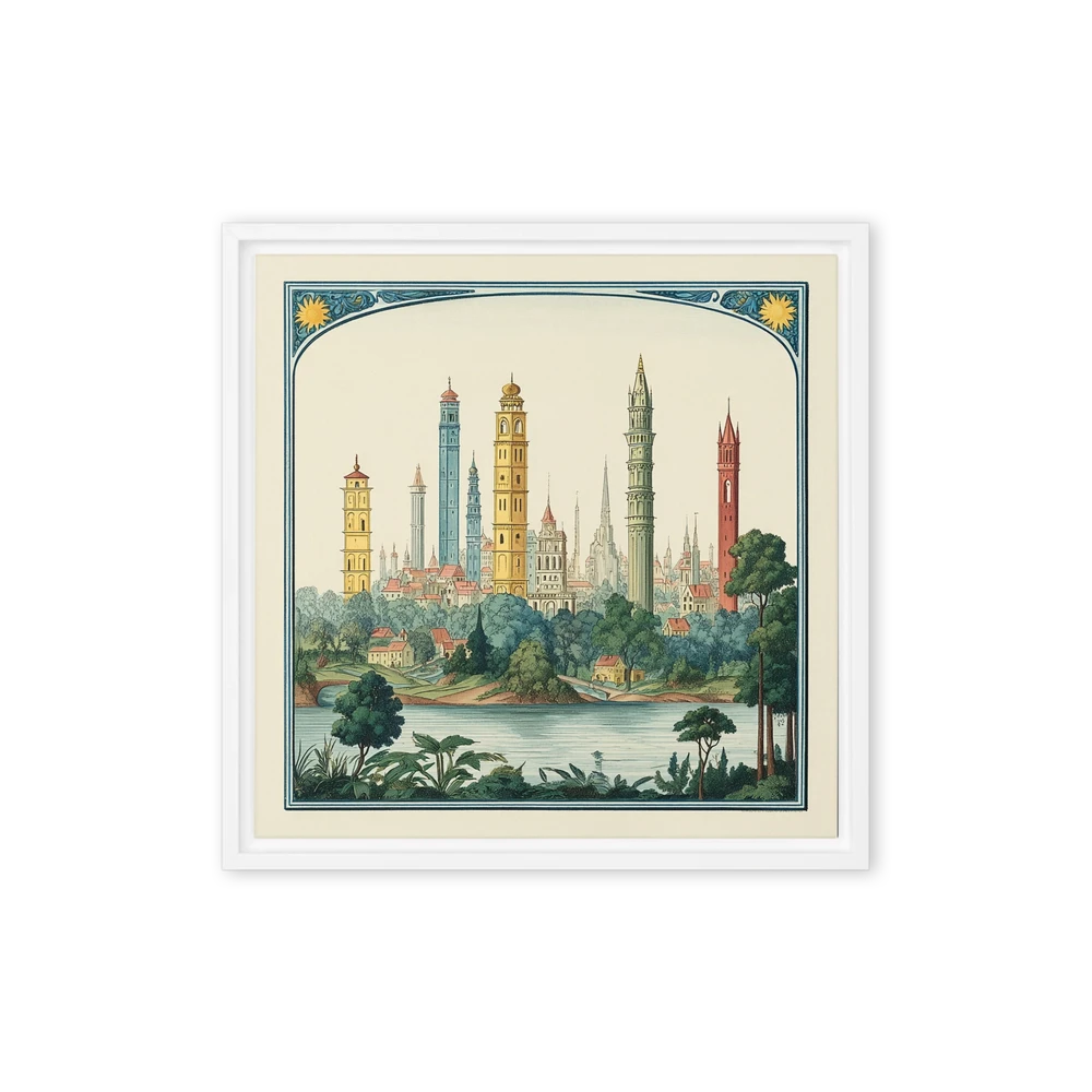 The City of Towers | Art Print