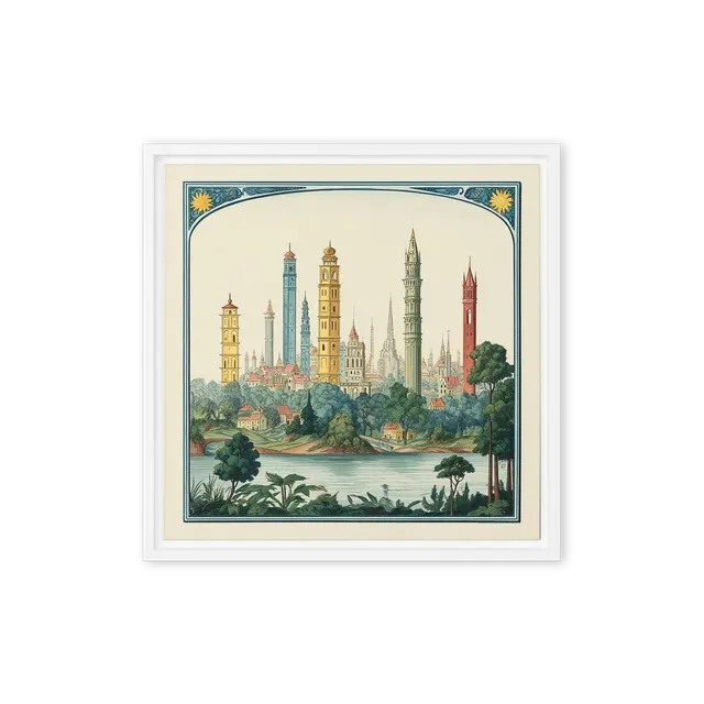 The City of Towers | Art Print