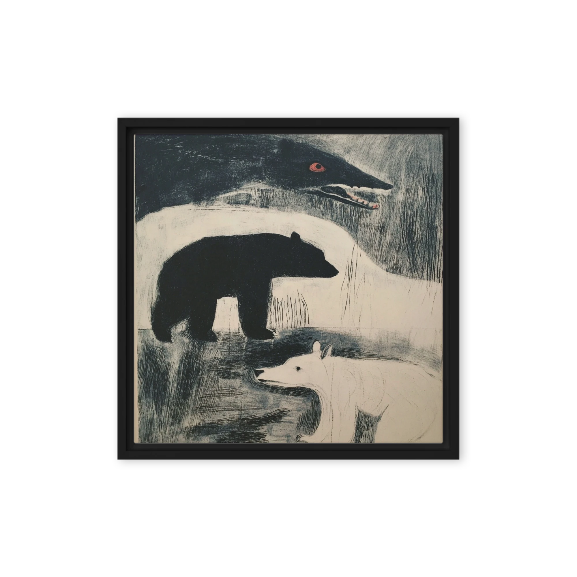 Three Bears Composition | Art Print