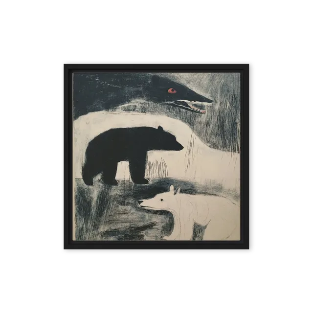 Three Bears Composition | Art Print