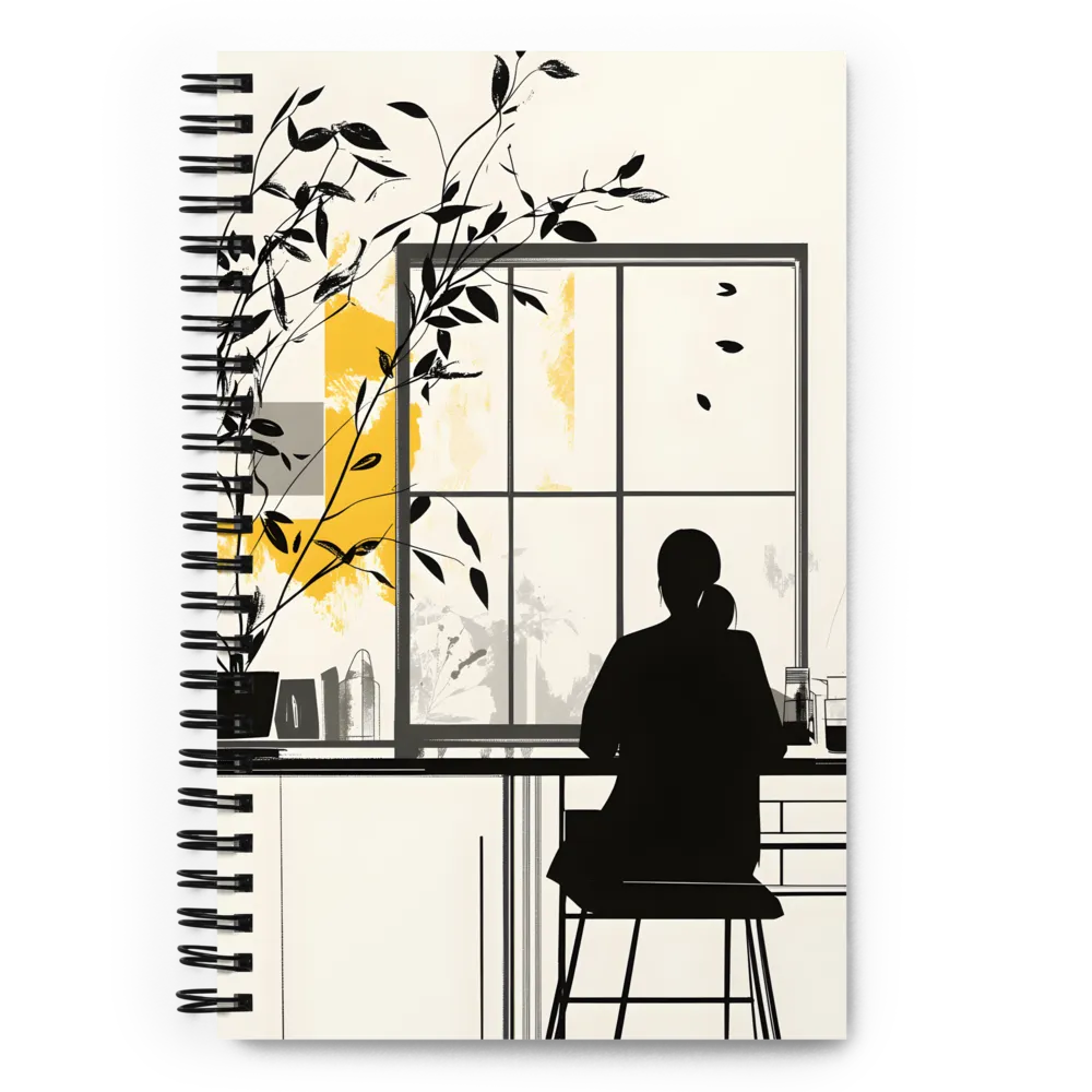 Quiet Window Moment 
 Spiral Notebook | 140 pages