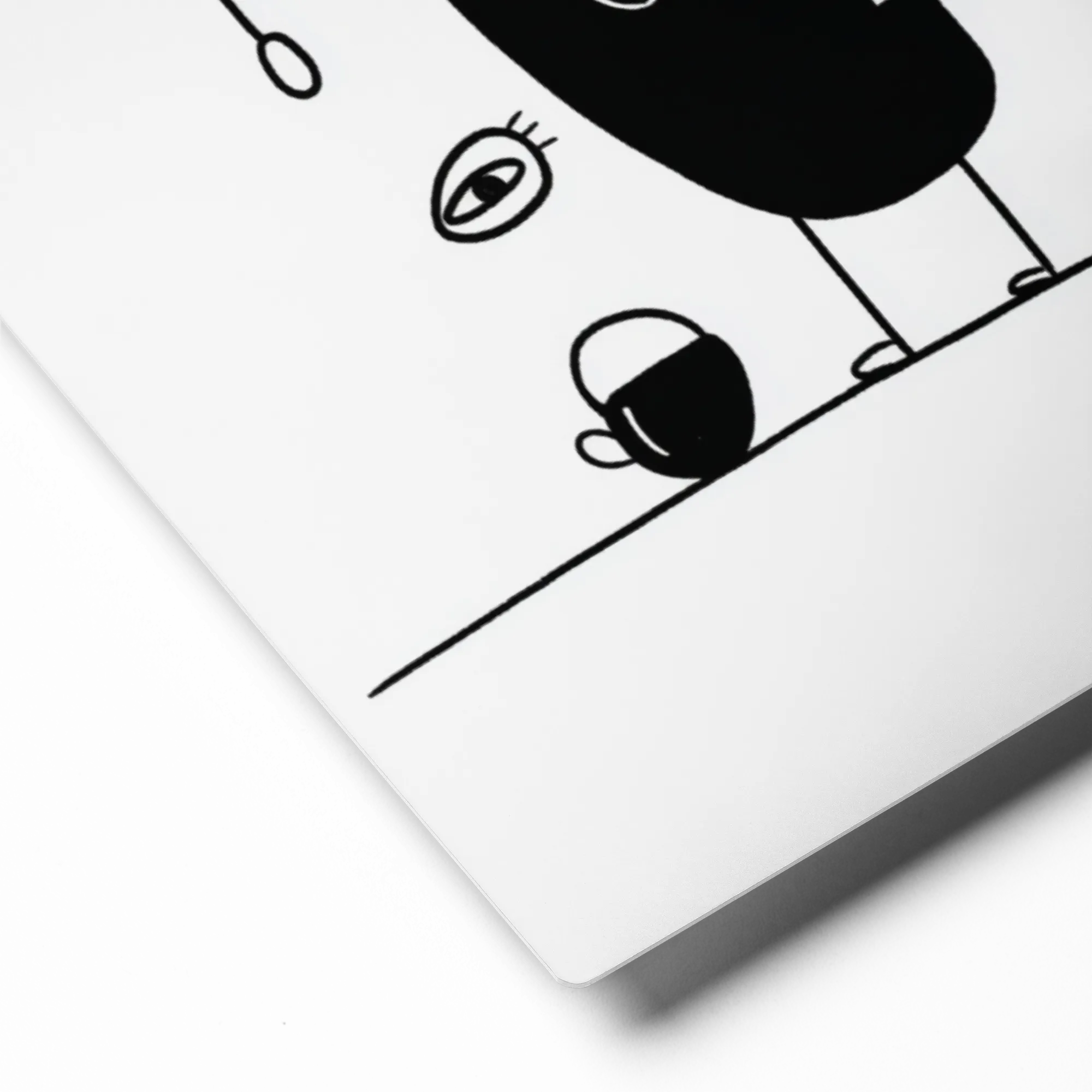 Minimalist Surreal Face | Art Print