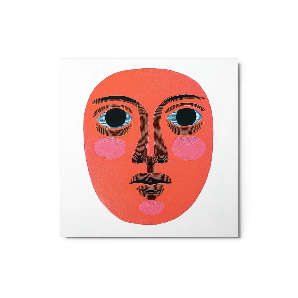 Red Face Print | Art Print