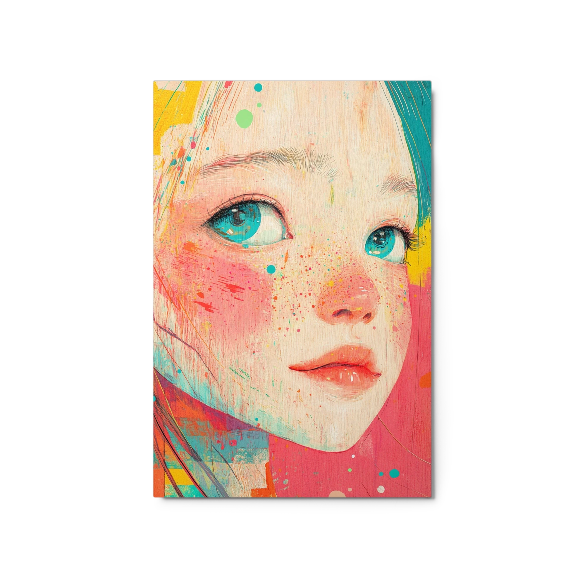 Portrait of a Girl with Blue Eyes