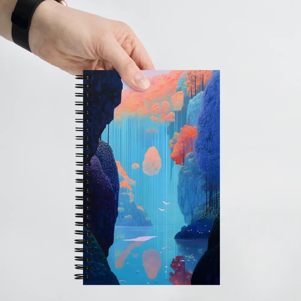 Ethereal Canyon Reflection 
 Spiral Notebook | 140 pages