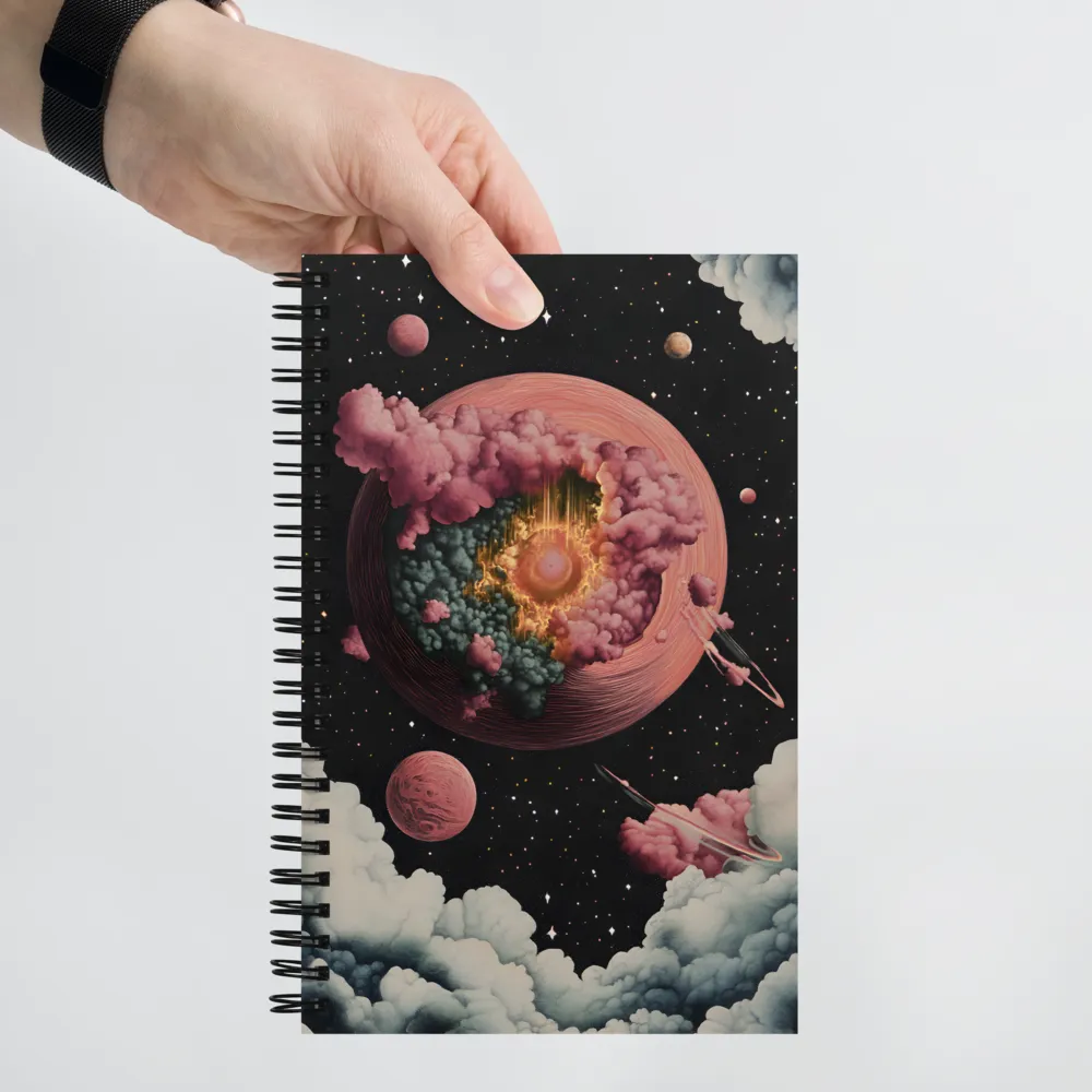 Cosmic Eruption 
 Spiral Notebook | 140 pages