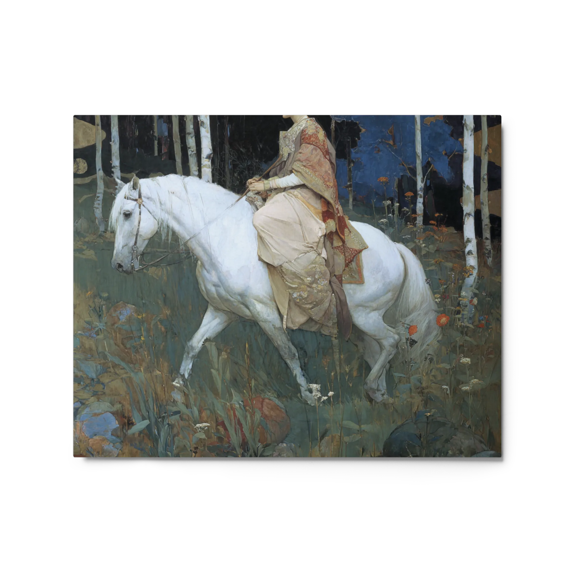 Maiden and White Steed