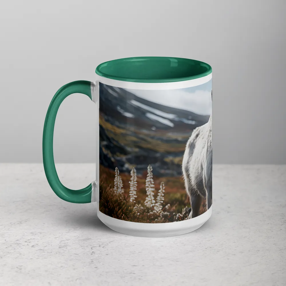Arctic Wanderer 
 Mug with Golden Yellow inside