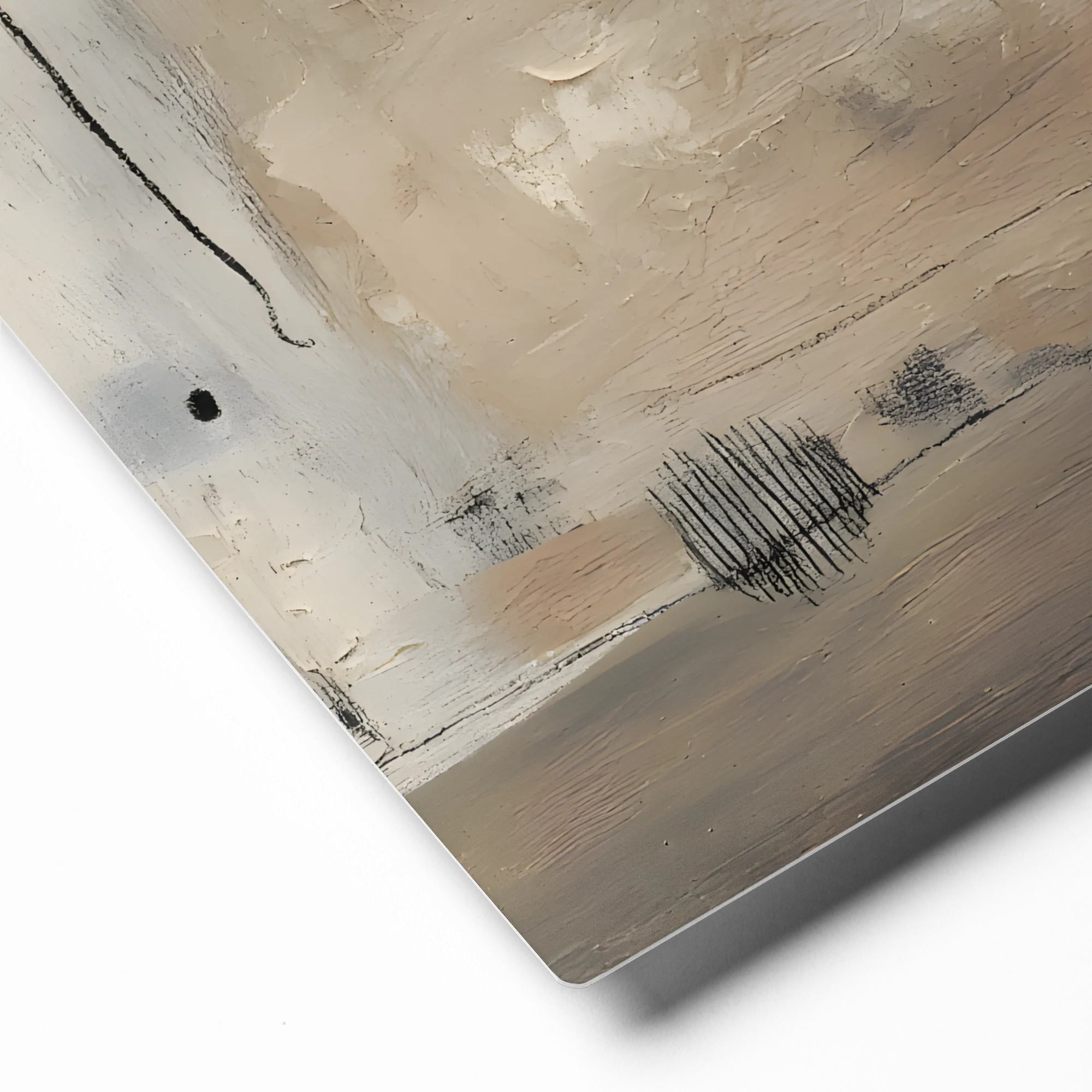 Silent Horizons 
 Canvas with Brown Frame