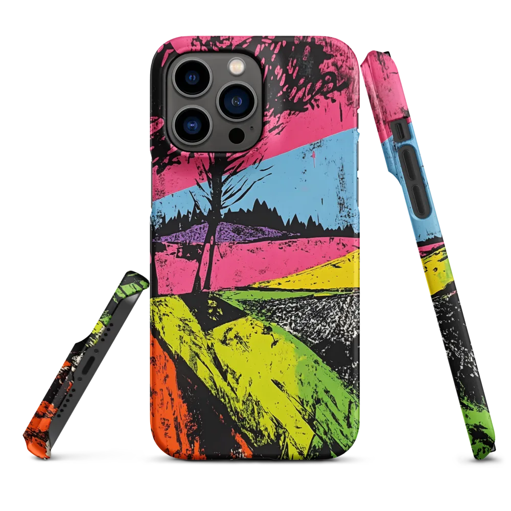 Neon Forest Lines | Phone Case