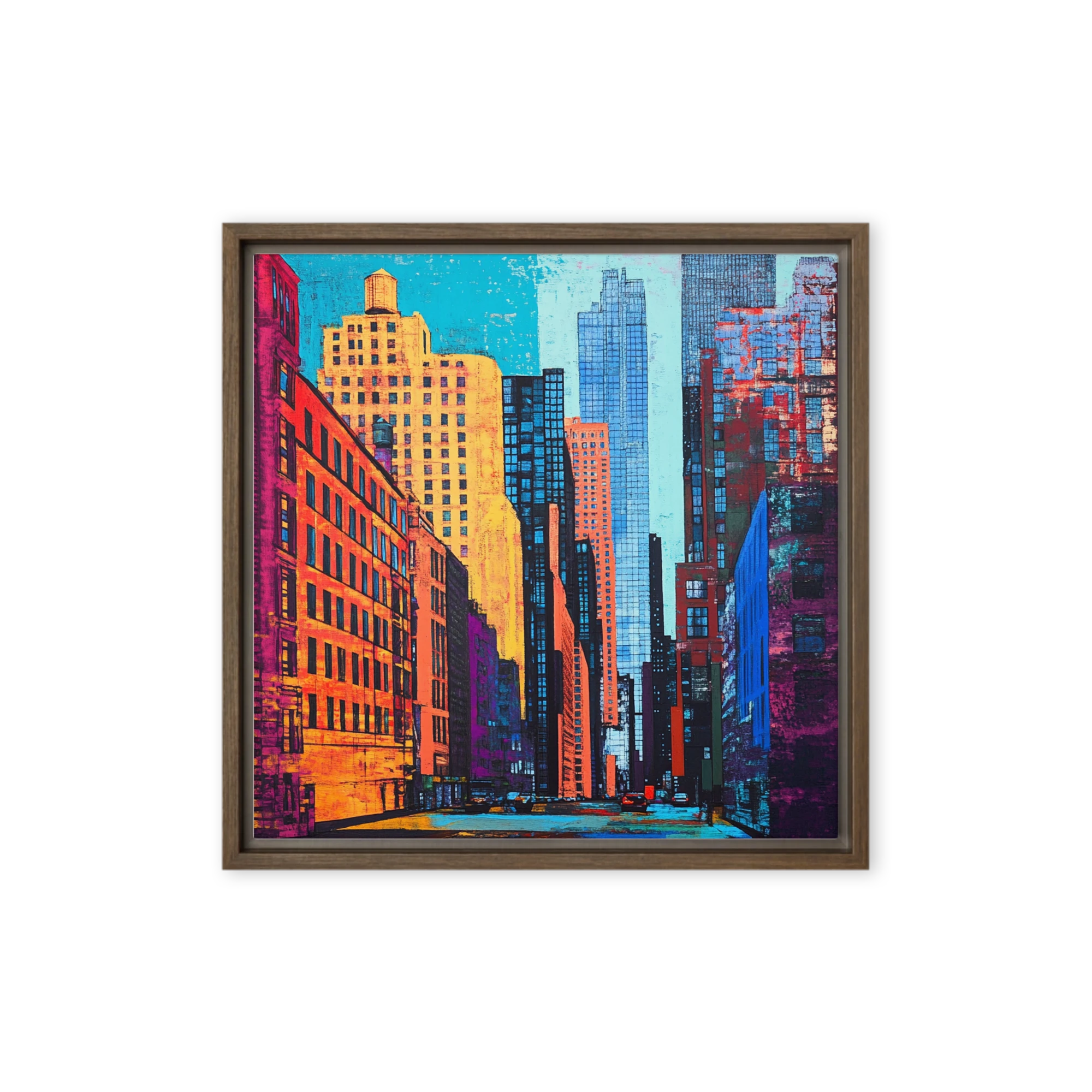 Urban Expression: Cityscape Hues | Art Print